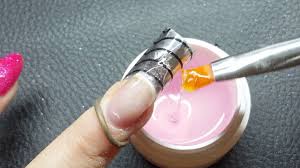 Tuto Nail Art I Deco Foils Rallongement En Gel Uv Led Sur Chablons Ongles En Gel Tuto Ongles Naturels Ongles Gel Comment Faire