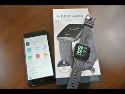 4 New Fitbit Versa Smartwatch Unboxing And Full Setup Youtube Fitbit Smart Watch Health App