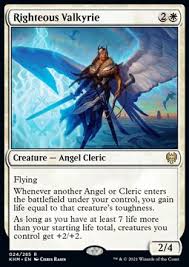 Cognate to old english wælcyrge. Righteous Valkyrie Khm Mtg Singles Cardmarket