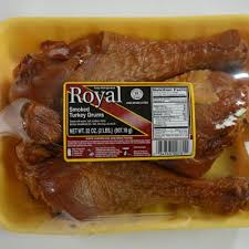 Once thawed, trim off fat deposits and remove the giblets, neck and whatnot from the body cavity and from under the neck skin. Smoked Turkey Products Royal Quality Meats