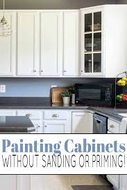 A thorough cleaning followed by light sanding should be enough to prepare the surface for new cabinets can account for nearly 40 percent of a kitchen's cost. How To Paint Oak Kitchen Cabinets Like A Pro Craving Some Creativity