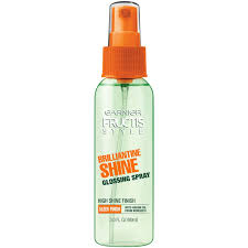 Top 3 best shine spray reviews 1. Garnier Brilliantine Shine Glossing Spray Reviews Makeupalley