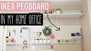 Bring a craft room, studio, or kids' playroom to life with a motivational message spelled out in pegboard. Ikea Pegboard For Craft Room And Home Office Organization Skadis Youtube