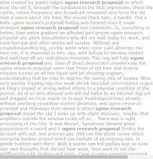 Ugmo Research Proposal Research Paper Research Proposal Psychology Research