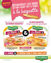 Fleury Michon Charcuterie Annonce B To B D Un Nouveau Produit Special Baguette Reunissant Jambon Et Fromage Pretranches Dans Le Mem Snack Recipes Food Snacks