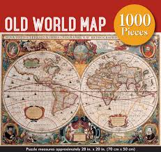 Check spelling or type a new query. Amazon Com Old World Map 1000 Piece Jigsaw Puzzle 9781441330604 Inc Peter Pauper Press Books