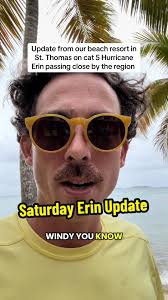 Hurricane Erin Update: Heavy Rain and Wind Gusts