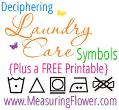 Deciphering Laundry Care Symbols Plus A Free Printable