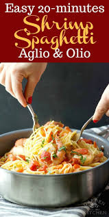 Shrimp Spaghetti Aglio Olio Garden In The Kitchen Recipe Shrimp Spaghetti Olio Recipe Aglio Olio