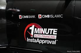 Cimb bank personal loan faq Cimb 1 Minute Auto Financing Instaapproval Launch 10 Paul Tan S Automotive News