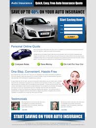 When compared with similar plans and benefits, you'll discover how low our rates. Quick Auto Insurance Quote Lp 015 Auto Insurance Landing Page Design Preview