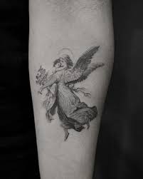 Guardian Angel By Coldgraytattoo Guardian Angel Tattoo Designs Guardian Angel Tattoo Angel Tattoo For Women