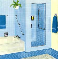 Ditch that unsightly bath mat once and for all. 40 Retro Blue Bathroom Tile Ideas And Pictures 2021