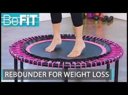 Bouncing On A Mini Trampoline Has Amazing All Over Toning And Body Renewing Benefits Says Struct Trampoline Workout Rebounder Workouts Mini Trampoline Workout