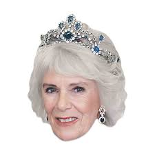 STAR CUTOUTS Camilla Queen Consort Mask