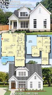 Architectural Designs New American Home Plan 46396la Gives You 3 Bedrooms 2 5 Baths And 2 700 Sq Ft Ready When New House Plans House Plans American Houses