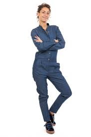 Le bleu de cobalt suit mais, il est coûteux. Combinaison Jean Doux Style Bleu De Travail Fz3135a