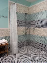 / piece) this glossy quarter round trim tile is a this glossy quarter round trim tile is a distinctive finishing touch for backsplashes and feature walls in the kitchen, bathroom, shower and more. 30 Penny Tile Designs That Look Like A Million Bucks