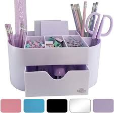 Amazon Com Acrylic Desk Organizer For Office Supplies And Desk Accessorie In 2020 Desk Organization Office Desk Organization College Office Supplies Desk Accessories