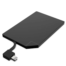 Once again, i'd suggest getting this. Version Portable Mini Ultra Slim Credit Card Wallet Size Power Bank 1500mah Cell Phone Travel External Battery For Mobile Phones Walmart Com Walmart Com