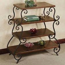 Prateleira De Ferro E Madeira Homefurnishings Decoracion En Hierro Muebles De Hierro Mesas De Hierro Forjado
