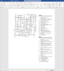 Why not start in right now by making a word list? Publishing Your Crossword Puzzle With Microsoft Word Eclipsecrossword