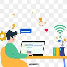 Hand Drawn Online Learning Reading Education Illustration Library Education Chair Png Transparent Clipart Image And Psd File For Free Download Art Drawings For Kids Online Drawing Banner Design