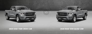 Find detailed gas mileage information, insurance estimates. 2020 Ram 1500 Crew Cab Vs Quad Cab Dick S Country Chrysler Jeep Dodge