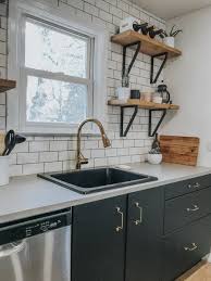 A tile backsplash is a great way to change the look and feel of your kitchen. Best 60 Modern Kitchen Subway Tile Backsplashes Design Photos And Dwell