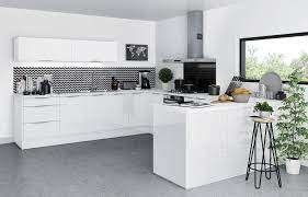 cuisine saga blanc but moderne design laque kitchen white kitchen white kitchen inspiration kitchen design