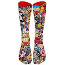Old Cartoon Network Charactersknee High Graduated Compression Socks For Women And Men Best M Compression Socks Compression Socks Mens Nurse Compression Socks