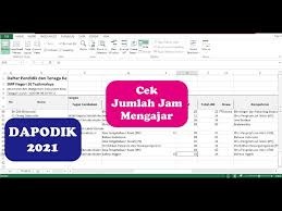 Jumlah jam mengajar guru paud 2020. Cek Jumlah Jam Mengajar Apakah Sudah Sesuai Dengan Sk Kbm Di Dapodik 2021 Youtube