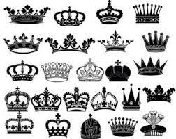 Crown Silhouettes Clipart Royal Crown Clipart By Bhdigitalbox Crown Clip Art Crown Silhouette Queen Tattoo