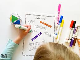 Color word search and word scramble activities print together on the same page. Teaching Color Words To Kids Teach Beside Me