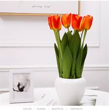Tulips (tulipa spp.) are springtime plants that produce vibrantly colored blossoms, sometimes even multicolored ones. New 12 Heads Potted Tianshan Tulip Indoor Fake Flower Craft Garden Home Living Room Table Tulips For Home Decoration Artificial Dried Flowers Aliexpress