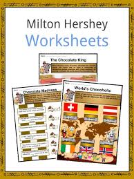 Which range of delicious chocolate variants is hershey's kisses available in? Milton Hershey Facts Worksheets Biography Business Legacy For Kids