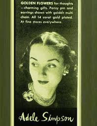 ᐅ Adele Simpson vintage costume jewelry