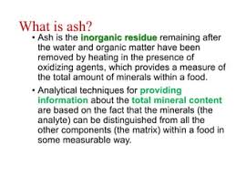 Ppt - Analysis Of Ash And Minerals Powerpoint Presentation, Free Download -  Id:614522