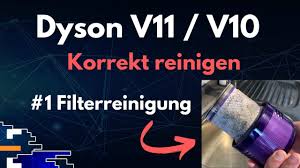 Dann leuchtet er immer und ständig, weil der akkusauger denkt, dass der motorfilter verstopft ist. Dyson V11 V10 Korrekt Reinigen 1 Filterreinigung Youtube