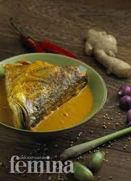 Gulai kepala kakap bahan : Gulai Kepala Ikan