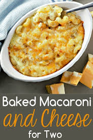 Baked Macaroni And Cheese For Two Is Gooey Rich Creamy Comfort Food I Love The Look And T Macaroni And Cheese Recipe For Two Recipes Macaroni Cheese Recipes