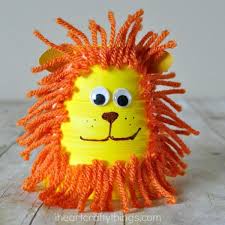Foam Cup Lion Craft For Kids Animal Crafts For Kids Lion Craft Preschool Crafts