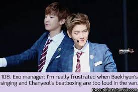 They Re The Noisiest Little Brats In The Car Exo Facts Exo Exo Funny