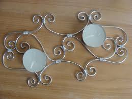 Bougeoir Fil Aluminium Pour Decoration De Table Bougeoirs Accessoire Maison Decoration Table