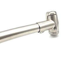 Installing a curved shower rod can add a touch of elegance to your bathroom. Onestock Curved Shower Rod 60 In Brushed Nickel 1 Diameter Rod Adjustable Up To 5 Flexible Installation Shower Curtain Rod Works With Standard Shower Curtains Buy Online In Angola At Angola Desertcart Com Productid