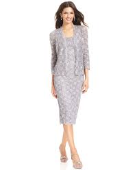 Alex Evenings Petite Sequin Lace Dress And Jacket Dresses Women Macy S Lace Dress Macys Wedding Dresses Mother Of The Bride Dresses