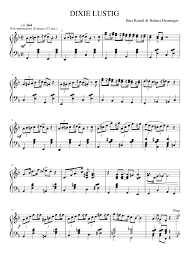 DIXIE LUSTIG by Bert Rosell & Hubert Deuringer Sheet music for Accordion  (Solo)