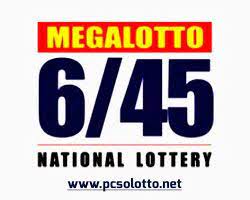 Mega Lotto 6 45 Result December 5 2014 Lotto National Lottery Lotto Results