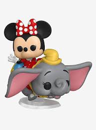 Funko Disneyland 65th Anniversary Pop Rides Minnie Mouse Dumbo S Flying Elephant Vinyl Figure Dumbo The Flying Elephant Flying Elephant Disneyland
