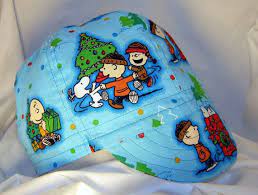 Snoopy Charlie Brown Christmas Welding Biker Cap Hat By Parzzon 10 99 Charlie Brown Christmas Sewing Fabrics Snoopy